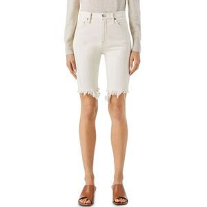 Frame Le Vintage Women's Size 25 White Bermuda Jagged Edge NWT